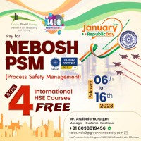 Exclusive Republic Day offers on NEBOSH PSM Course in chennai